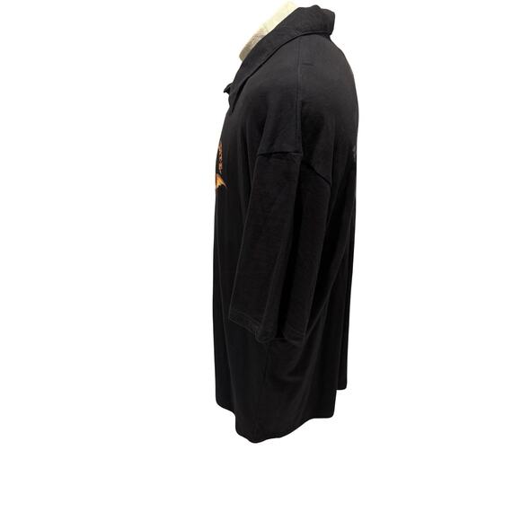 Unibroue Maudite Polo Shirt XXL Black Brewery Beer Promo Canada Made - Picture 3 of 6